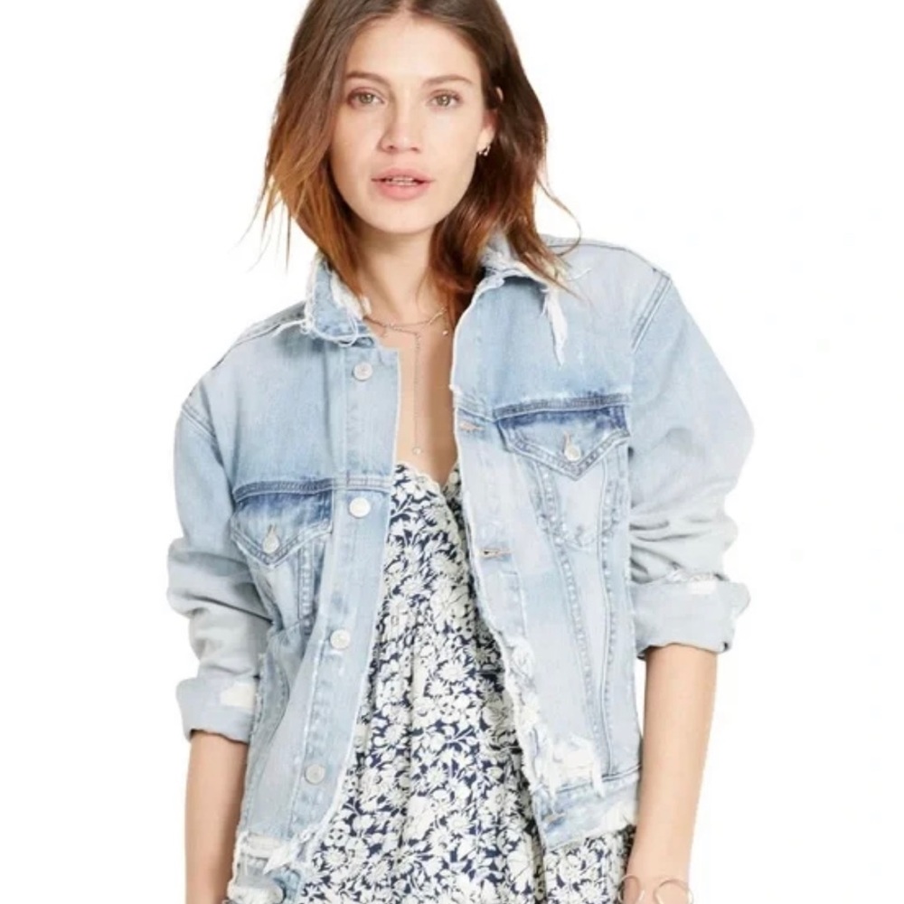 Ralph Lauren Denim & Supply Distressed Denim Jacket